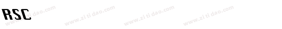 RSChiTown Medium字体转换